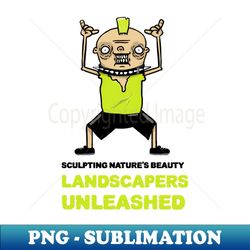 sculpting natures beauty landscapers unleashed - high-resolution png sublimation file - capture imagination with every detail