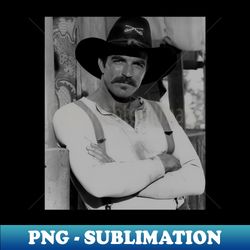 Cowboy Selleck - Exclusive Sublimation Digital File - Unleash Your Creativity