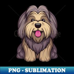Kawaii Briard Puppy - Trendy Sublimation Digital Download - Unleash Your Creativity