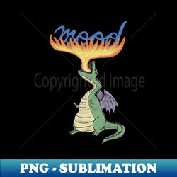Mood Dragon - PNG Transparent Sublimation File - Bring Your Designs to Life