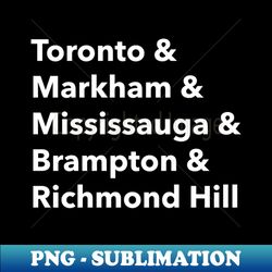 Toronto Ontario Canada Cities - Retro PNG Sublimation Digital Download - Perfect for Sublimation Mastery