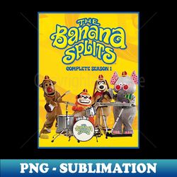 NOSTALGIA THE BANANA SPLITS SEASION 1 - PNG Transparent Sublimation File - Instantly Transform Your Sublimation Projects