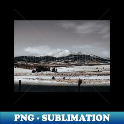 Fairplay Colorado Mountains Landscape Photography V4 - Vintage Sublimation PNG Download - Spice Up Your Sublimation Projects