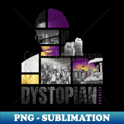 Dystopian - Abstract - PNG Transparent Sublimation Design