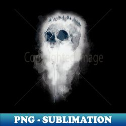 Elemental Skull Air - Retro PNG Sublimation Digital Download