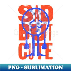 Sad but Cute funny - Exclusive PNG Sublimation Download - Bring Your Designs to Life