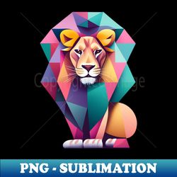Lion Cute - Special Edition Sublimation PNG File - Enhance Your Apparel with Stunning Detail