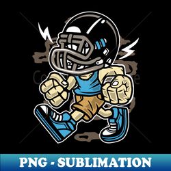 cool football cartoon - png sublimation digital download
