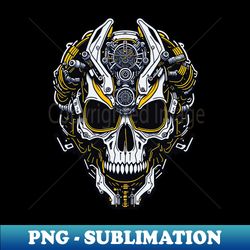 Mecha Skull S01 D09 - Exclusive Sublimation Digital File