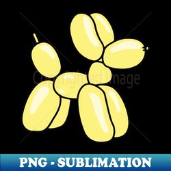 cute yellow balloon animal dog - creative sublimation png download