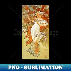 Alphonse Mucha-Spring-1896 - Special Edition Sublimation PNG File