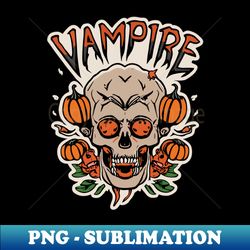 vampire skull pumpkin that carries death - Exclusive PNG Sublimation Download