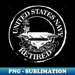 us navy retired - aircraft carrier - png transparent sublimation file