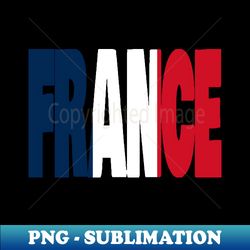 France flag stencil - High-Quality PNG Sublimation Download