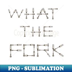 what the fork design using fork images to create letters - unique sublimation png download