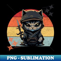 Cute Cat Ninja - Exclusive Sublimation Digital File