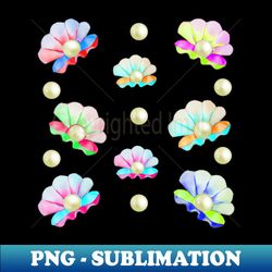 Pearl in a Clam - Instant Sublimation Digital Download