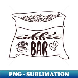 coffee bar - elegant sublimation png download