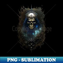 skull with a crown - PNG Transparent Sublimation Design