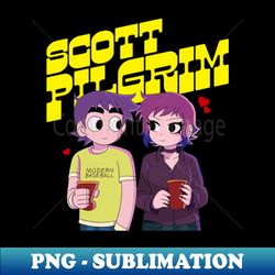 SCOTT PILGRIM VS THE WORLD - Instant PNG Sublimation Download