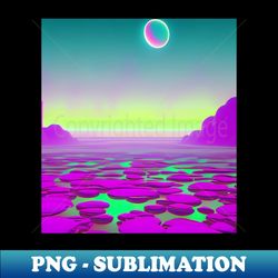Extraterrestrial lake - Elegant Sublimation PNG Download