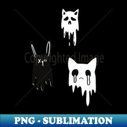 Kawaii ghost Pastel goth Aesthetic clothing - Unique Sublimation PNG Download