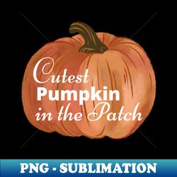 Fall Cutest Pumpkin - Retro PNG Sublimation Digital Download
