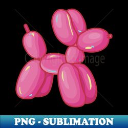 pink balloon dog animal - special edition sublimation png file