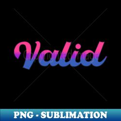 Valid bisexual flag watercolour - PNG Transparent Sublimation Design