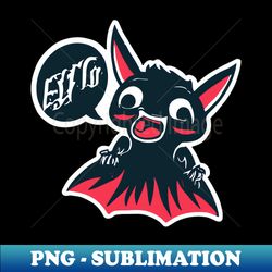 sweet and tender gothic bat - Exclusive PNG Sublimation Download