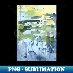 watercolor landscape 01 - decorative sublimation png file