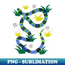Snake in grass field - Premium Sublimation Digital Download