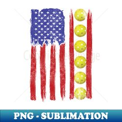 pickleball shirt american flag - decorative sublimation png file