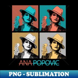Retro Pop Art ANA POPOVIC Style Fan Art - Stylish Sublimation Digital Download