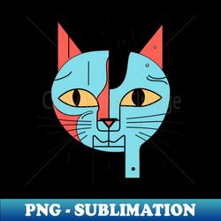 One-line drawing Cat - High-Resolution PNG Sublimation File