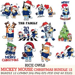 Air Force Falcons bundle 12 zip Bluey Christmas Cut files,for Cricut,SVG EPS PNG DXF,instant download