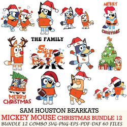 Old Dominion Monarchs bundle 12 zip Bluey Christmas Cut files,for Cricut,SVG EPS PNG DXF,instant download