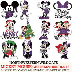 Pittsburgh Panthers bundle 12 zip Mickey Christmas Cut files,SVG EPS PNG DXF,instant download,Digital Download