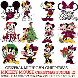 UNLV Rebels bundle 12 zip Mickey Christmas Cut files,SVG EPS PNG DXF,instant download,Digital Download