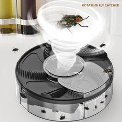 Automatic Pest Catcher USB Rechargeable Automatic Flycatcher Household Home Kitchen Flytrap Quiet Indoor Insect Reject