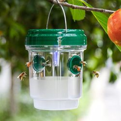 Reusable fly catcher Wasp Fruit Fly Trap Killer Hanging Outdoor Catcher Insect Reusable Garden Orchard Bee Trap Killer