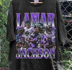Lamar Jackson Bootleg Style Shirt, Lamar Jackson Sweatshirt, Vintage Shirt, 90s Football Grapic Tee, Unisex Hoodie Shirt