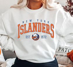 New York Islanders SweatShirt, New York Islanders Hockey Shirt, Vintage Hockey Gift For Fan, Vintage College Hoodie, Hoc