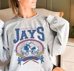 Toronto Blue Jay Baseball Sweatshirt, Vintage Toronto Baseball Shirt, Toronto EST 1977 Hooodie Gift for fan, Toronto Blu