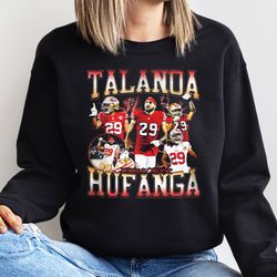 Vintage Talanoa Hufanga Sweatshirt, Talanoa Hufanga shirt, Classic 90s Graphic Tee, Unisex, Vintage Bootleg, Retro shirt