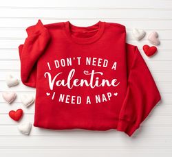 Funny Valentine Sweatshirt, Anti Valentine Sweatshirt, Cute Valentines Day Sweatshirt, Womens Valentines Day Sweater, Va