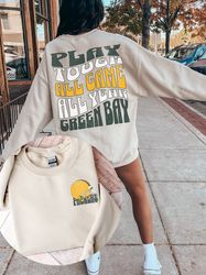 Green Bay Football Sweatshirt, Vintage Green Bay Crewneck, Retro Packers Sweatshirt Packers Shirt, Green Bay Long Sleeve