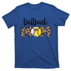 Ballpark Mom Proud Baseball Softball Player Mother Gift T-Shirt