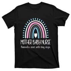 Mother Baby Nurse Appreciation Postpartum Nursing Student T-Shirt