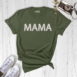 Mothers Day Retro Mama Floral Shirt, Floral Mom Shirt, Floral Mama Shirt, Best Mom T-Shirt, Retro Mom Shirt, Vintage Mom